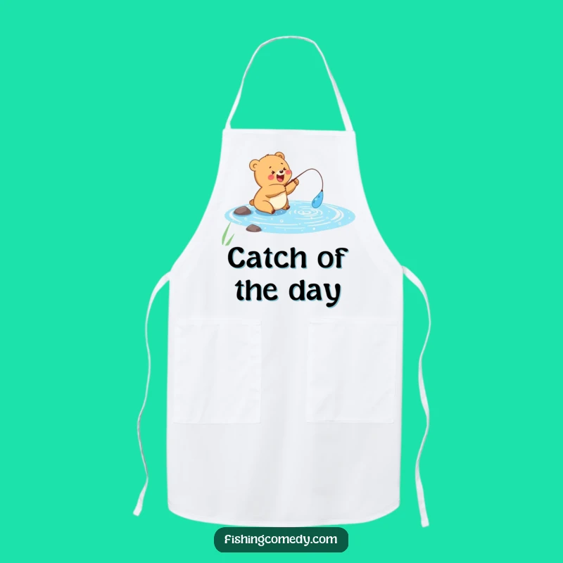 Funny Bear Cub Apron: Cook with Outdoor Cheer, Perfect Gift