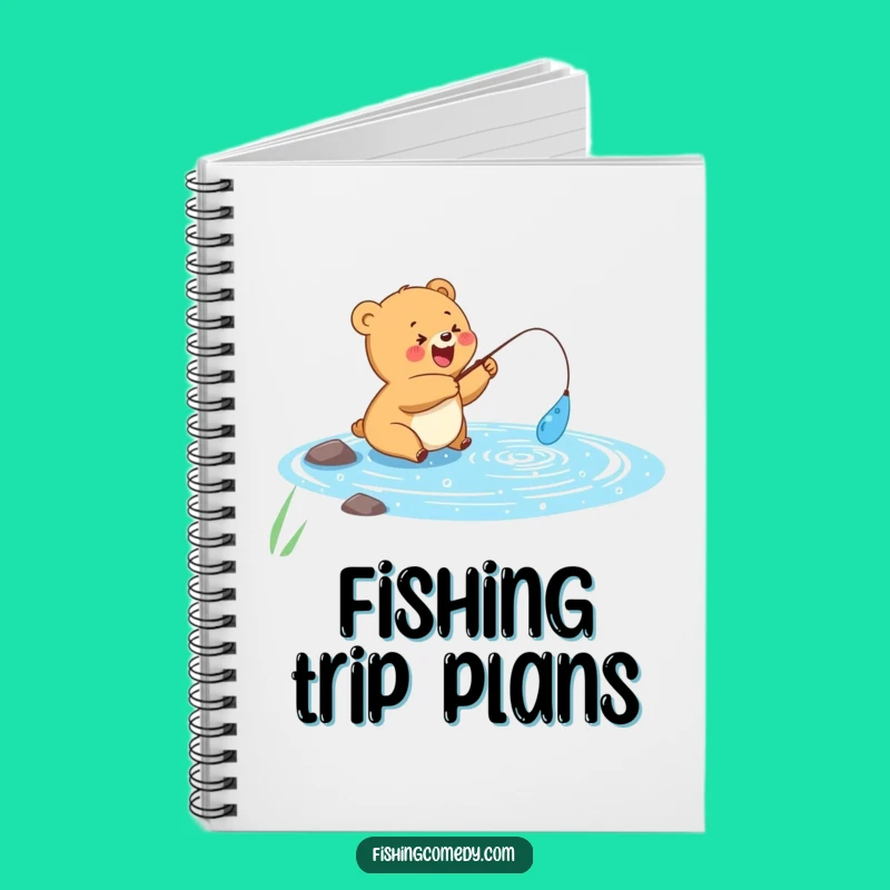 Funny Bear Cub Notebook: Jot Down Adventures with Outdoor Wit